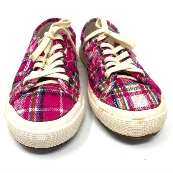 Superga pink 2750 Classic Tweed Vulcanized Sneaker - Picture 3 of 11